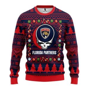 NHL Florida Panthers Grateful Dead Ugly Christmas Sweater