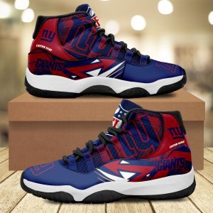 New York Giants Big Logo NFL Personalized JD11 Sneaker Basketball Shoes