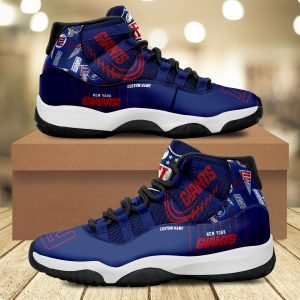 New York Giants Personalized JD11 Sneaker Basketball Shoes