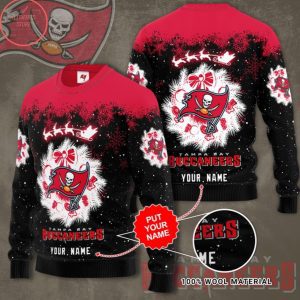 Personalized Tampa Bay Buccaneers Custom Name Ugly Sweater