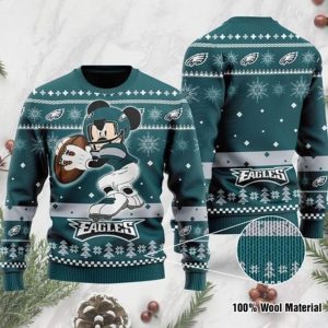 Philadelphia Eagles Mickey Mouse Ugly Sweater