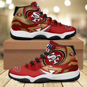 San Francisco 49Ers Big Logo NFL Personalized JD11 Sneaker Basketball Shoes