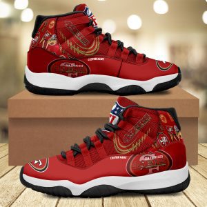 San Francisco 49Ers Personalized JD11 Sneaker Basketball Shoes