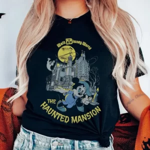 Scary Mickey Mouse The Haunted Mansion Disney Halloween Kid Tee - Unisex T-Shirt