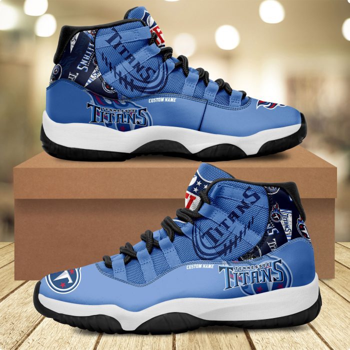 Tennessee Titans Personalized JD11 Sneaker Basketball Shoes