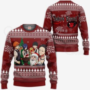 Tokyo Ghoul Ugly Christmas Sweater Pullover Hoodie Anime Xmas Gift Idea