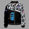 Buffalo Bills Camouflage Blue Red Bomber Jacket TBJ4830