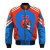 Buffalo Bills Skull Red Blue Bomber Jacket TBJ4837