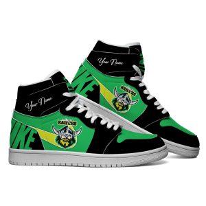 Canberra Raiders Custom Name NRL AJ1 Nike Sneakers High Top Shoes Collection