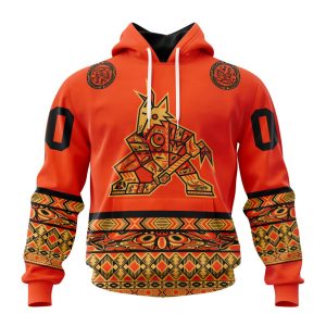 Custom NHL Arizona Coyotes Specialized National Day For Truth And Reconciliation Unisex Pullover Hoodie