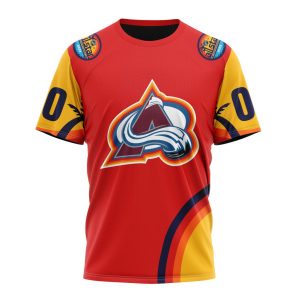 Custom NHL Colorado Avalanche Special All-Star Game Florida Sunset Unisex Tshirt TS3758