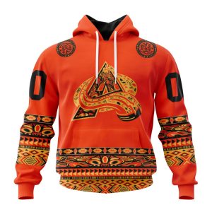 Custom NHL Colorado Avalanche Specialized National Day For Truth And Reconciliation Unisex Pullover Hoodie