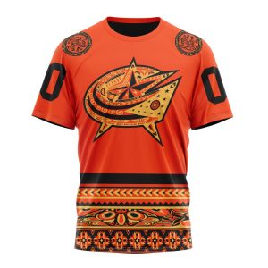 Custom NHL Columbus Blue Jackets Specialized National Day For Truth And Reconciliation Unisex Tshirt TS3768