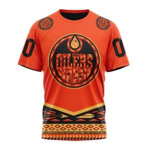 Custom NHL Edmonton Oilers Specialized National Day For Truth And Reconciliation Unisex Tshirt TS3788