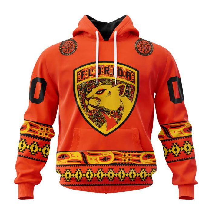 Custom NHL Florida Panthers Specialized National Day For Truth And Reconciliation Unisex Pullover Hoodie