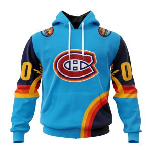 Custom NHL Montreal Canadiens Special All-Star Game Atlantic Ocean Unisex Pullover Hoodie