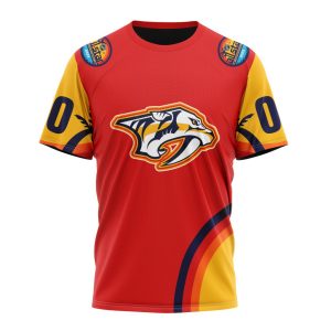 Custom NHL Nashville Predators Special All-Star Game Florida Sunset Unisex Tshirt TS3817