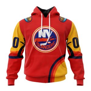 Custom NHL New York Islanders Special All-Star Game Florida Sunset Unisex Pullover Hoodie