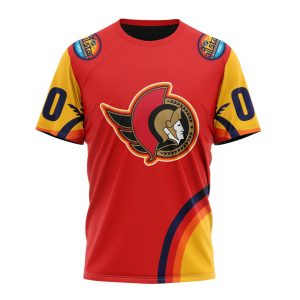 Custom NHL Ottawa Senators Special All-Star Game Florida Sunset Unisex Tshirt TS3844