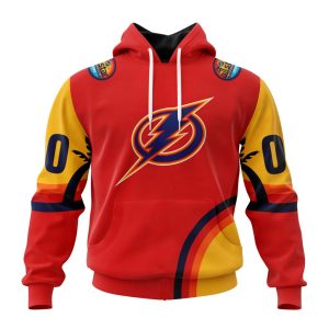 Custom NHL Tampa Bay Lightning Special All-Star Game Florida Sunset Unisex Pullover Hoodie