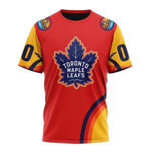 Custom NHL Toronto Maple Leafs Special All-Star Game Florida Sunset Unisex Tshirt TS3893
