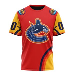 Custom NHL Vancouver Canucks Special All-Star Game Florida Sunset Unisex Tshirt TS3898