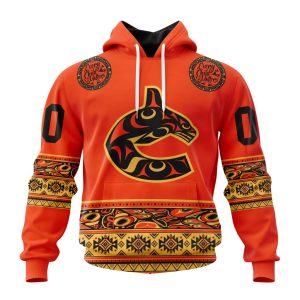 Custom NHL Vancouver Canucks Specialized National Day For Truth And Reconciliation Unisex Pullover Hoodie
