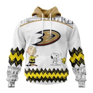 Customized NHL Anaheim Ducks Special Snoopy Design Unisex Pullover Hoodie