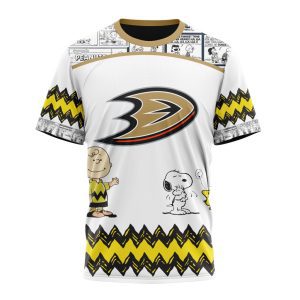 Customized NHL Anaheim Ducks Special Snoopy Design Unisex Tshirt TS3948