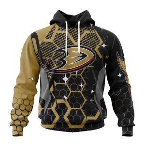 Customized NHL Anaheim Ducks Specialized Design With MotoCross Style Unisex Pullover Hoodie