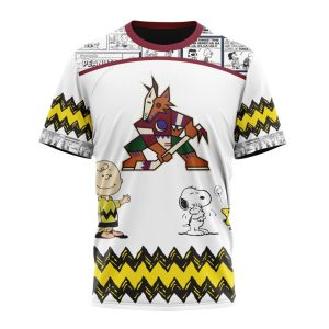 Customized NHL Arizona Coyotes Special Snoopy Design Unisex Tshirt TS3961
