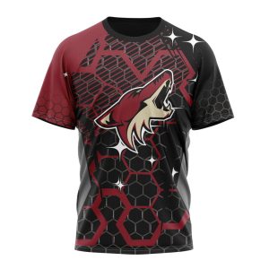 Customized NHL Arizona Coyotes Specialized Design With MotoCross Style Unisex Tshirt TS3964