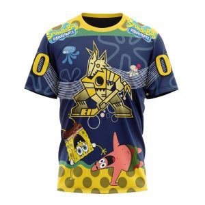 Customized NHL Arizona Coyotes Specialized Jersey With SpongeBob Unisex Tshirt TS3965