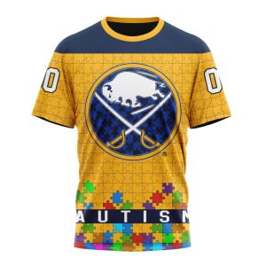 Customized NHL Buffalo Sabres Hockey Fights Against Autism Unisex Tshirt TS3981