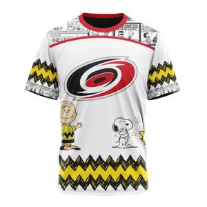 Customized NHL Carolina Hurricanes Special Snoopy Design Unisex Tshirt TS4012