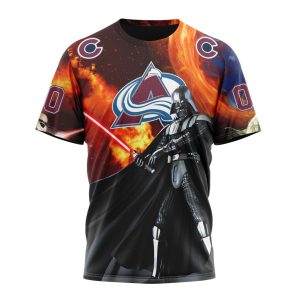 Customized NHL Colorado Avalanche Specialized Darth Vader Star Wars Unisex Tshirt TS4039