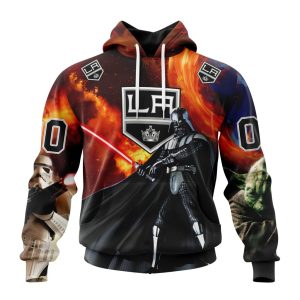 Customized NHL Los Angeles Kings Specialized Darth Vader Star Wars Unisex Pullover Hoodie