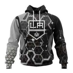 Customized NHL Los Angeles Kings Specialized Design With MotoCross Style Unisex Pullover Hoodie