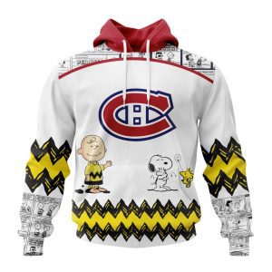 Customized NHL Montreal Canadiens Special Snoopy Design Unisex Pullover Hoodie
