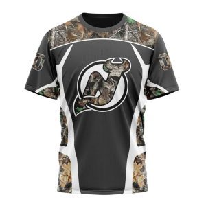 Customized NHL New Jersey Devils Special Camo Hunting Design Unisex Tshirt TS4162