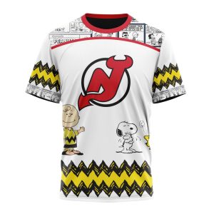 Customized NHL New Jersey Devils Special Snoopy Design Unisex Tshirt TS4166