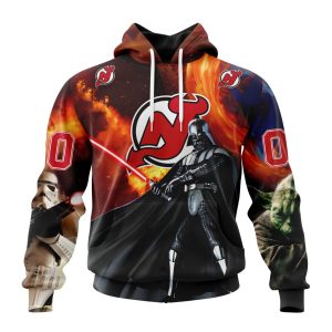 Customized NHL New Jersey Devils Specialized Darth Vader Star Wars Unisex Pullover Hoodie