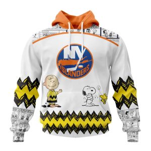 Customized NHL New York Islanders Special Snoopy Design Unisex Pullover Hoodie