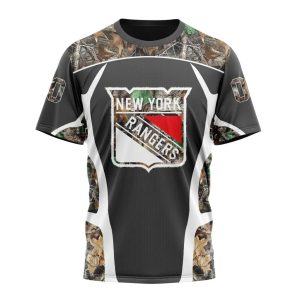 Customized NHL New York Rangers Special Camo Hunting Design Unisex Tshirt TS4188
