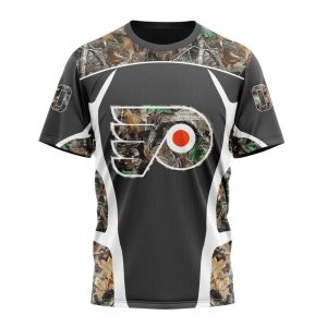 Customized NHL Philadelphia Flyers Special Camo Hunting Design Unisex Tshirt TS4213