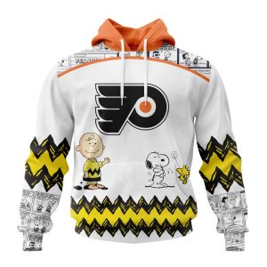 Customized NHL Philadelphia Flyers Special Snoopy Design Unisex Pullover Hoodie
