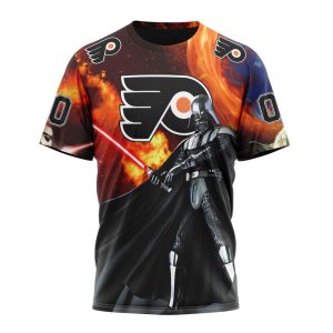 Customized NHL Philadelphia Flyers Specialized Darth Vader Star Wars Unisex Tshirt TS4218