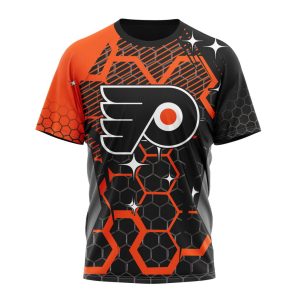 Customized NHL Philadelphia Flyers Specialized Design With MotoCross Style Unisex Tshirt TS4220