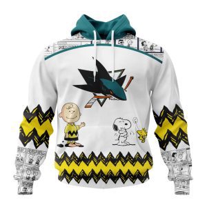 Customized NHL San Jose Sharks Special Snoopy Design Unisex Pullover Hoodie