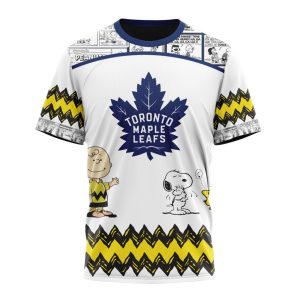 Customized NHL Toronto Maple Leafs Special Snoopy Design Unisex Tshirt TS4293